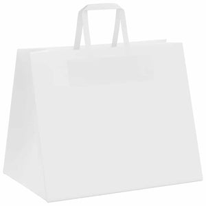 Papiertragetaschen Weiß mit Henkel 32x22x24 cm - 250 Stk.