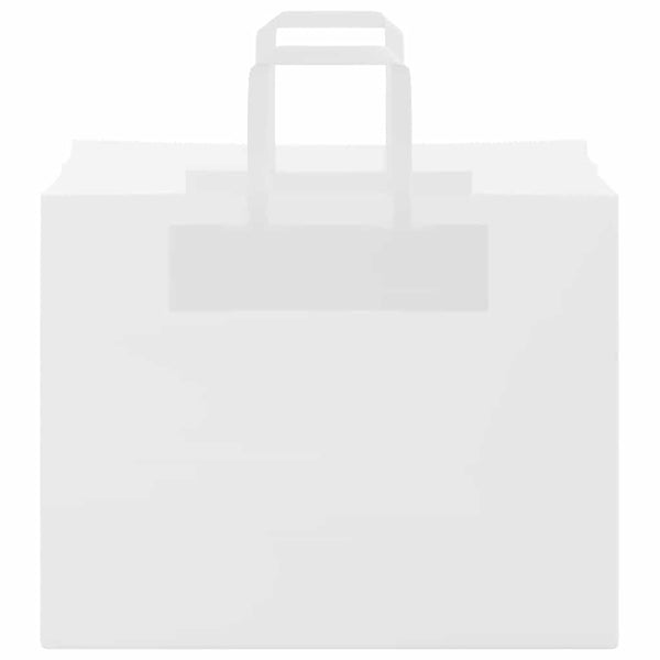 Papiertragetaschen Weiß mit Henkel 32x22x24 cm - 250 Stk.