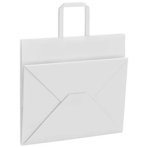 Weiße Papiertragetaschen mit Henkel, 250 Stk. 32x22x28 cm
