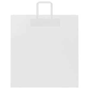 Weiße Papiertragetaschen mit Henkeln, 250 Stk. 45x17x48 cm