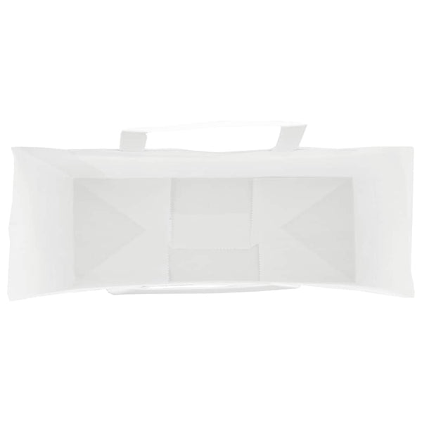 Weiße Papiertragetaschen mit Henkeln, 250 Stk. 45x17x48 cm