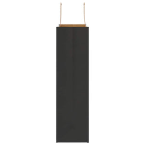 Schwarze Papiertragetaschen mit Henkel, 250 Stk.