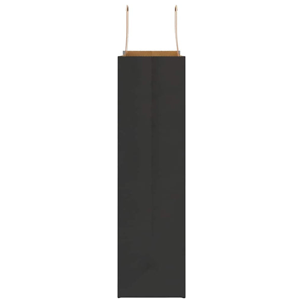 Schwarze Papiertragetaschen mit Henkel, 250 Stk.