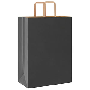 Schwarze Papiertragetaschen mit Henkel, 250 Stk. 32x17x44 cm