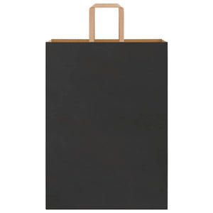 Schwarze Papiertragetaschen mit Henkel, 250 Stk. 32x17x44 cm