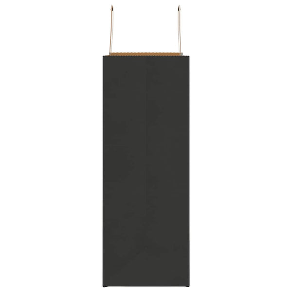 Schwarze Papiertragetaschen mit Henkel, 250 Stk. 32x17x44 cm