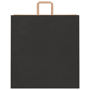 Schwarze Papiertragetaschen mit Henkeln, 250 Stk. 45x17x48 cm