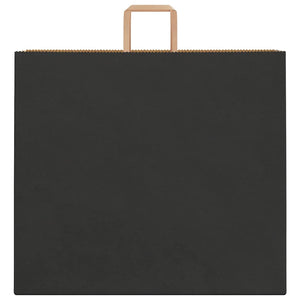 Schwarze Papiertragetaschen mit Henkeln, 250 Stk. 54x15x49 cm