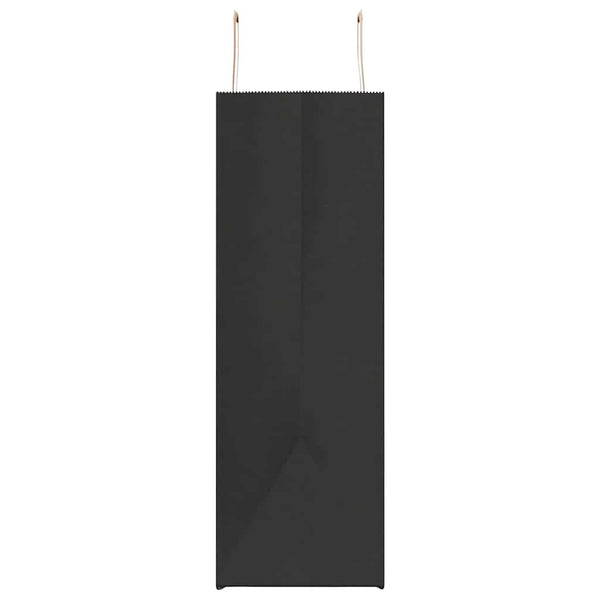 Schwarze Papiertragetaschen mit Henkeln, 250 Stk. 54x15x49 cm