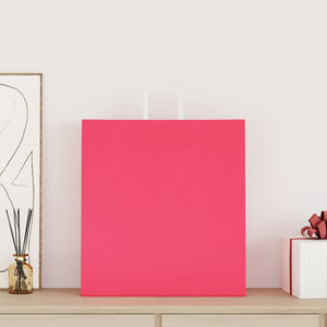 Papiertragetaschen Rosa mit Henkeln, 50 Stk.