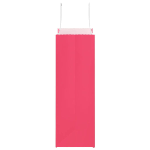 Papiertragetaschen Rosa mit Henkel, 250 Stk.
