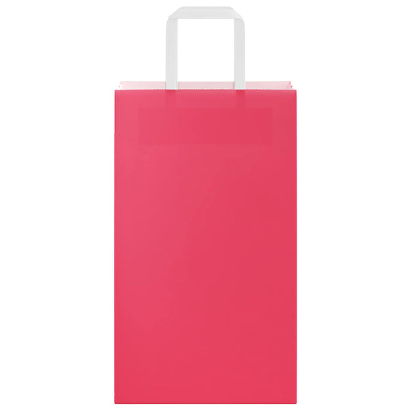 Papiertragetaschen Rosa mit Henkel, 250 Stk.