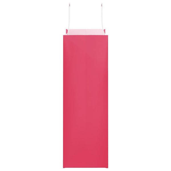 Papiertragetaschen Rosa mit Henkel, 250 Stk.