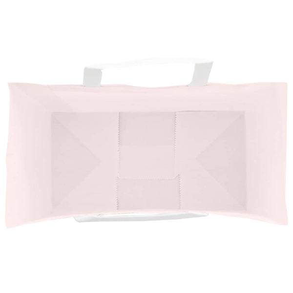 Papiertragetaschen Rosa mit Henkel, 250 Stk.