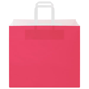 Papiertragetaschen Rosa mit Henkel, 250 Stk.