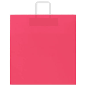 Papiertragetaschen Rosa mit Henkel 45x17x48 cm, 250 Stk.