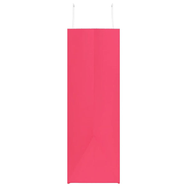Papiertragetaschen Rosa mit Henkeln, 250 Stk.