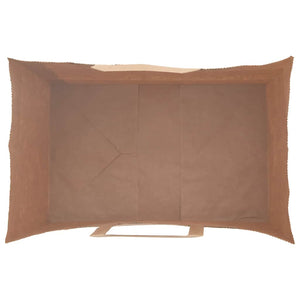 Blaue Papiertragetaschen mit Henkel, 50 Stk. 26x17x25 cm