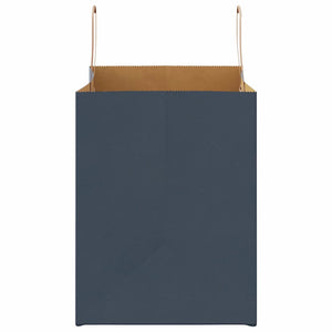 Blaue Papiertragetaschen mit Henkel, 250 Stk.