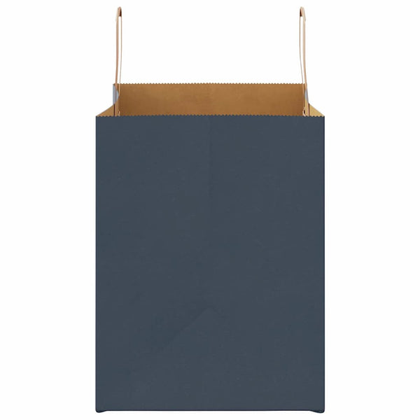 Blaue Papiertragetaschen mit Henkel, 250 Stk.