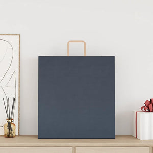 Blaue Papiertragetaschen mit Henkel, 250 Stk. 45x17x48 cm