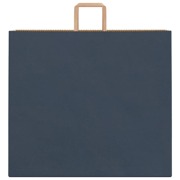 Blaue Papiertragetaschen mit Henkeln, 250 Stk.