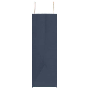 Blaue Papiertragetaschen mit Henkeln, 250 Stk.