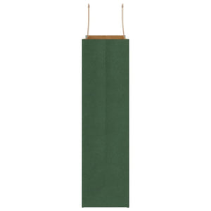 250 Grüne Papiertragetaschen mit Henkeln 32x12x42 cm