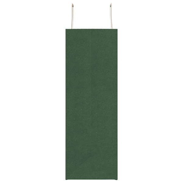 Grüne Papiertragetaschen mit Henkeln, 250 Stk. 45x17x48 cm