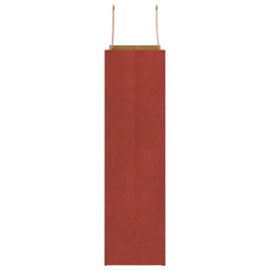 Rote Papiertragetaschen mit Henkel, 250 Stk. 32x12x42 cm