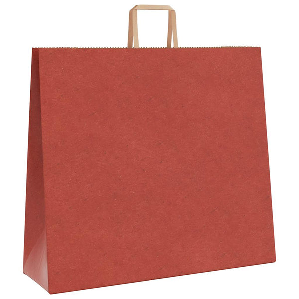 Rote Papiertragetaschen mit Henkel, 250 Stk.