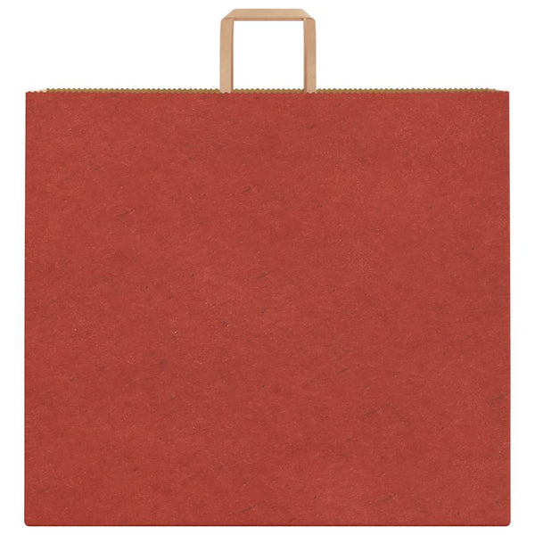 Rote Papiertragetaschen mit Henkel, 250 Stk.