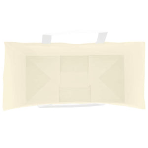Gelbe Papiertragetaschen mit Griff, 50 Stk. 18x8x22 cm