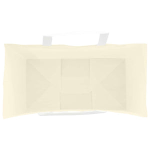 Gelbe Papiertragetaschen mit Henkel, 50 Stk.