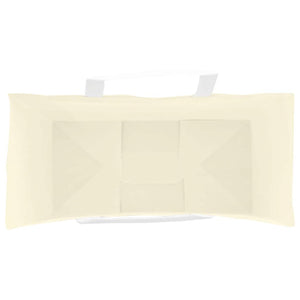Gelbe Papiertragetaschen mit Henkeln, 50 Stk. 26x12x35 cm
