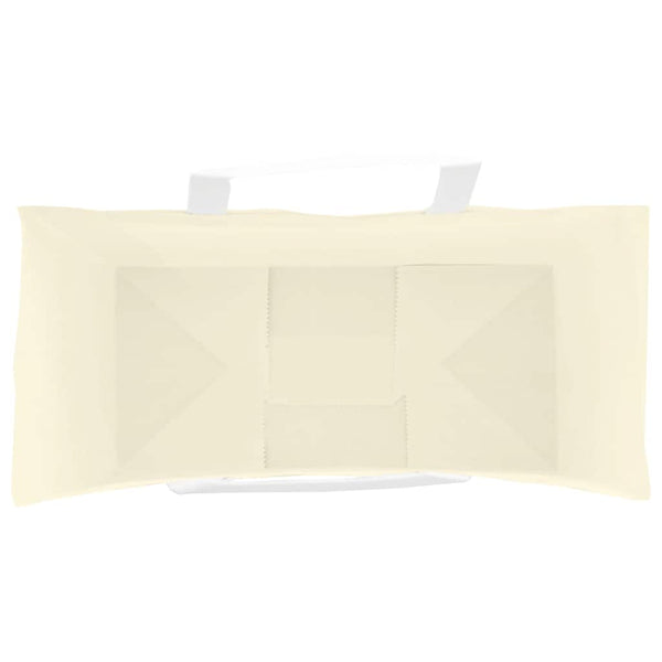 Gelbe Papiertragetaschen mit Henkeln, 50 Stk. 26x12x35 cm
