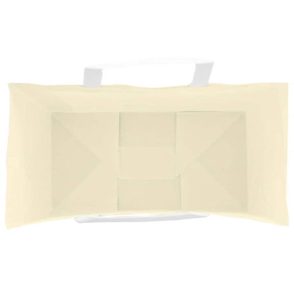 Gelbe Papiertragetaschen mit Henkel, 50 Stk. 32x17x25 cm