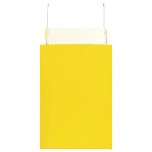 Gelbe Papiertragetaschen mit Griff, 250 Stk. 32x17x25 cm