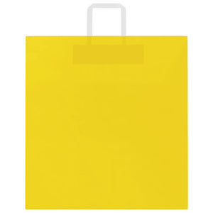 Gelbe Papiertragetaschen mit Henkeln, 250 Stk. 45x17x48 cm