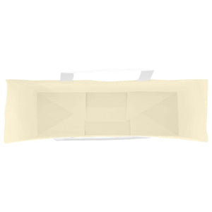 Gelbe Papiertragetaschen mit Henkel, 250 Stk. 54x15x49 cm