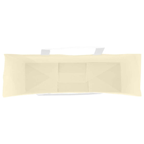 Gelbe Papiertragetaschen mit Henkel, 250 Stk. 54x15x49 cm