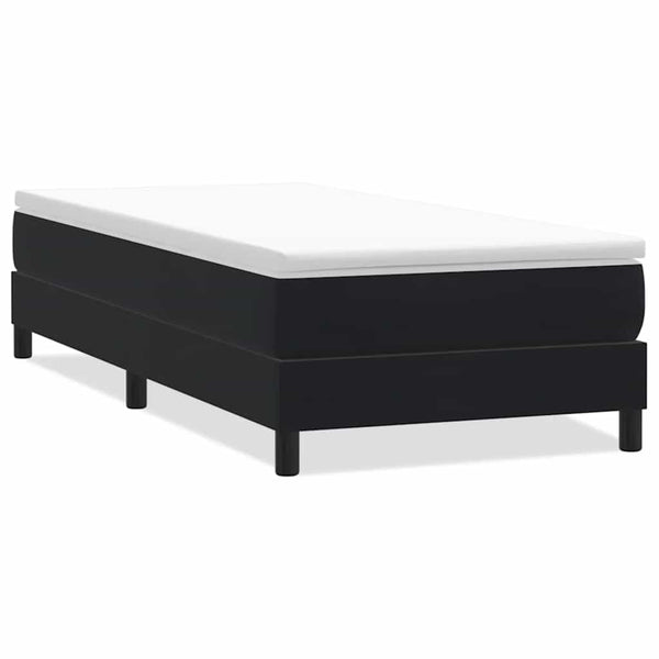 Boxspringbett Schwarz 80x210 cm Samt