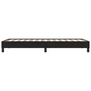 Boxspringbett Schwarz 80x210 cm Samt