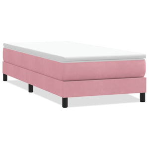 Boxspringbett Rosa 80x210 cm Samt