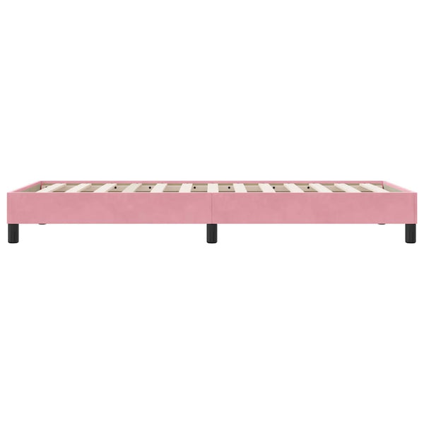 Boxspringbett Rosa 80x210 cm Samt