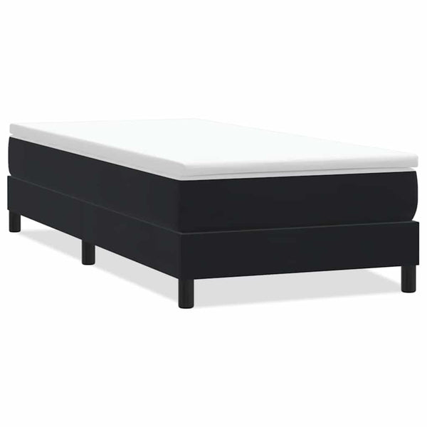 Boxspringbett Schwarz 90x210 cm Samt