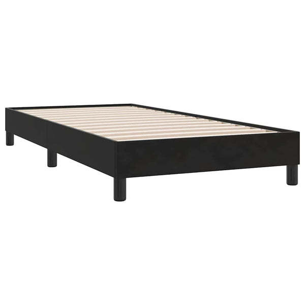Boxspringbett Schwarz 90x210 cm Samt