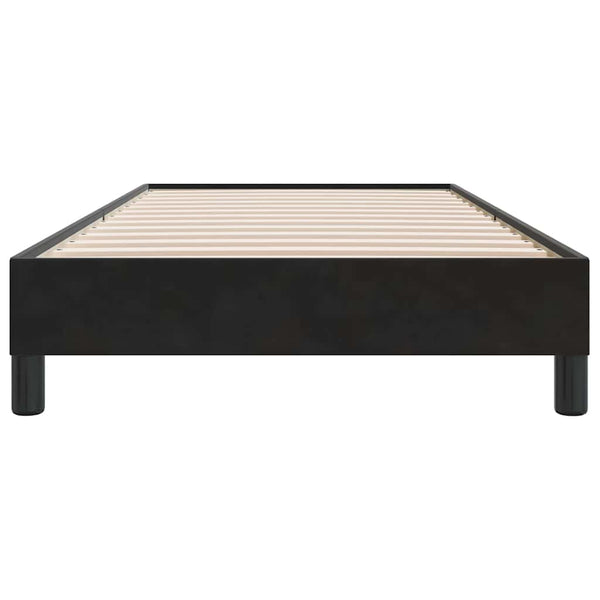 Boxspringbett Schwarz 90x210 cm Samt