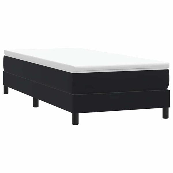Boxspringbett Schwarz 90x210 cm Samt