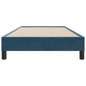 Boxspringbett Dunkelblau 90x210 cm Samt